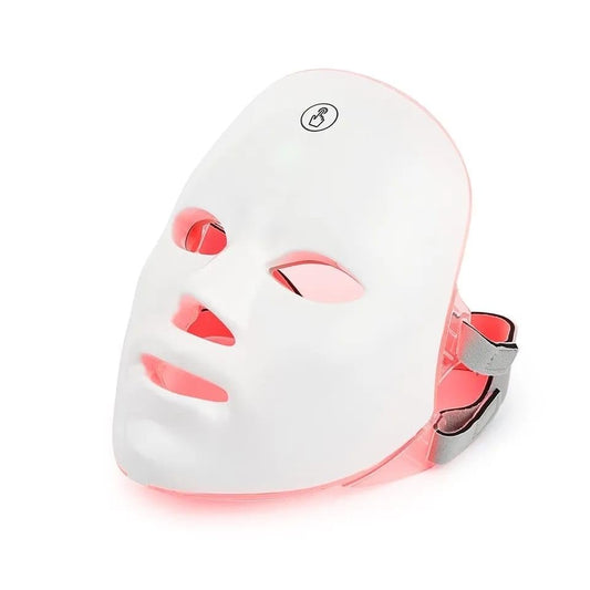 LED Facial Mask USB Charging 7 Colors Photon Therapy Full Skin Rejuvenation