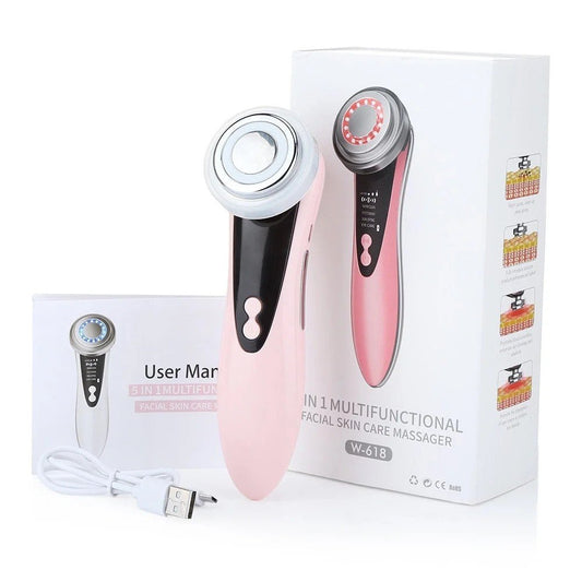 Multifunctional lighttherapy Electric Facial Device - Round shape