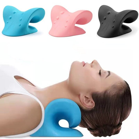 Neck Shoulder Stretcher Pillow for Pain Relief Cervical Spine Alignment