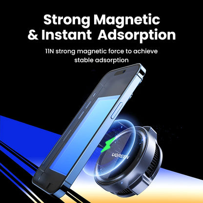 UGREEN Car Magnetic Stand Wireless Charger For iPhone 15 14 13 12 Pro Max Charging for Magsafe Car Holder for Tesla Model