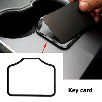 Car Key Position Engine Start Card Holder Fixer