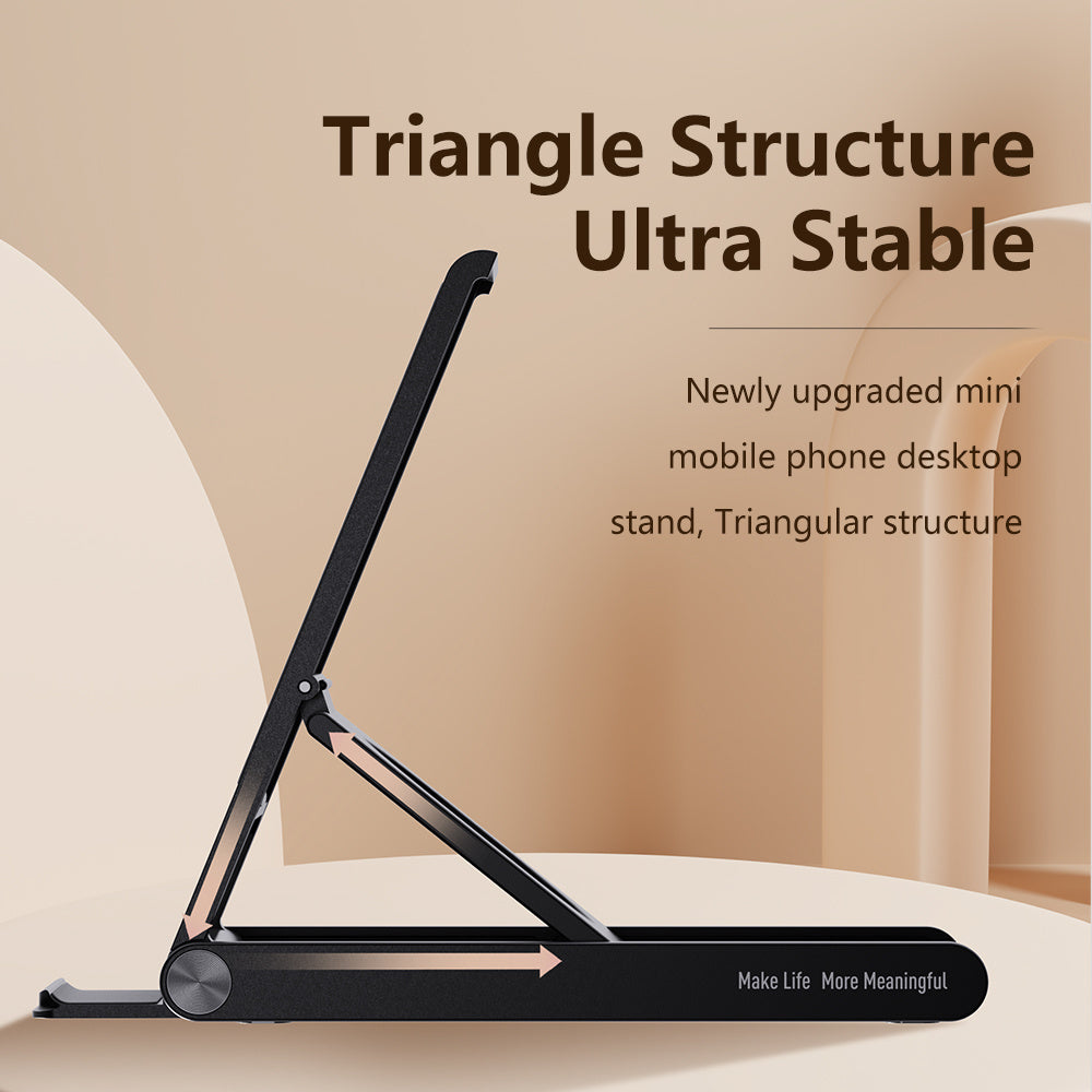 Essager Adjustable Folding Mobile Phone Tablet Holder Desk Stand Compatible With IPhone Android Smartphones (4.0" - 8.3")