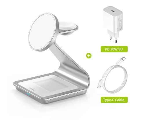 3 In 1 Magnetic Wireless Charger Stand 30W