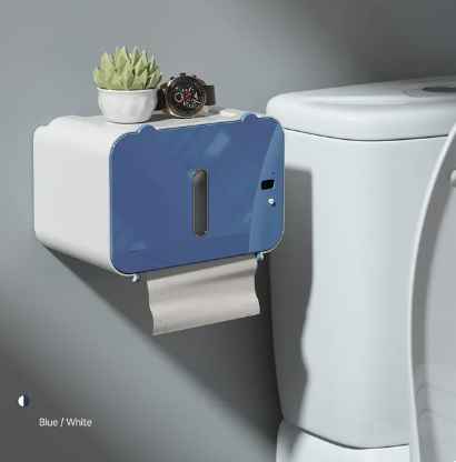 Induction Toilet Paper Holder Shelf Automatic Paper Out